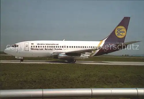 Flugzeuge Zivil Ukraine International Boeing 737 2T4 Advanced UR GAD Kat. Flug