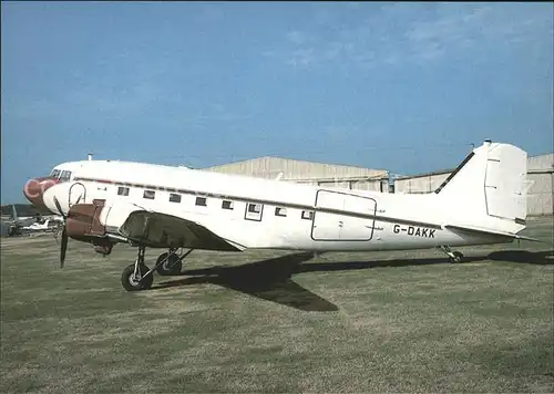 Flugzeuge Zivil MDC Douglas DC 3C G DAKK cn 9798 Kat. Flug