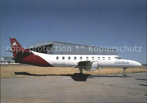 Flugzeuge Zivil Airlink Fairchild Swearingen Metro II ZS LAA c n TC 3 92 Kat. Flug