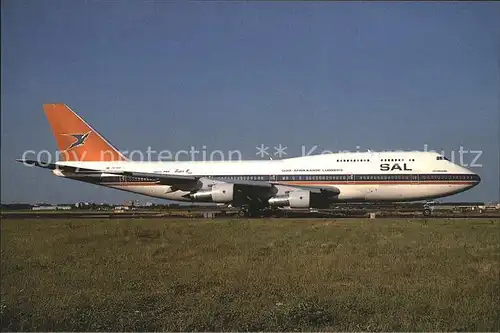 Flugzeuge Zivil SAL South African Airways Boeing 747 344 ZS SAT Kat. Flug