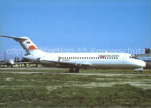 Flugzeuge Zivil Air Margarita DC 9 14 YV 830C c n 45699 Kat. Flug