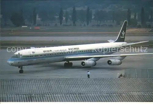 Flugzeuge Zivil Saudia Air Cargo DC 8 63CF TF FLC  Kat. Flug