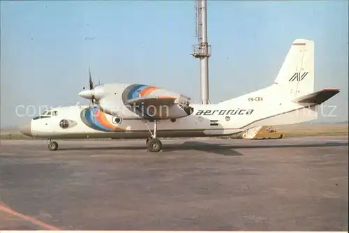 Flugzeuge Zivil Aeronica Antonov 32 YN CBV Kat. Flug
