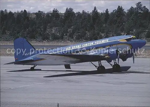 Flugzeuge Zivil Air Grand Canyon Yosemite DC 3C N54542 c n 34378 Kat. Flug