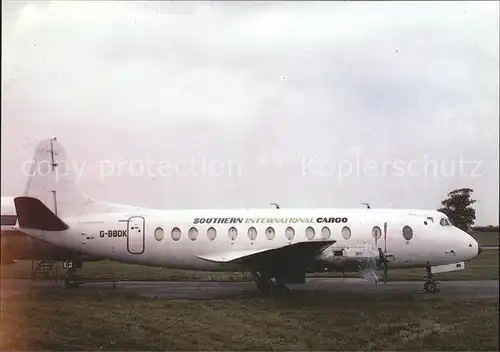 Flugzeuge Zivil Southern International Cargo Vickers Viscount 700 G BBDK Kat. Flug