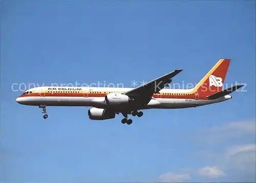 Flugzeuge Zivil Air Belgium Boeing 757 23A OO ILI cn 24528 Kat. Flug