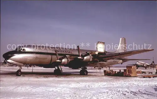 Flugzeuge Zivil Universal Airlines Douglas DC 7