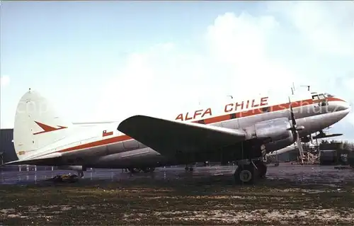 Flugzeuge Zivil Alfa Chile Curtiss C 46 Commando