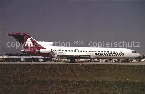 Flugzeuge Zivil Mexicana Boeing 727 264 c n 22663 XA MXC 