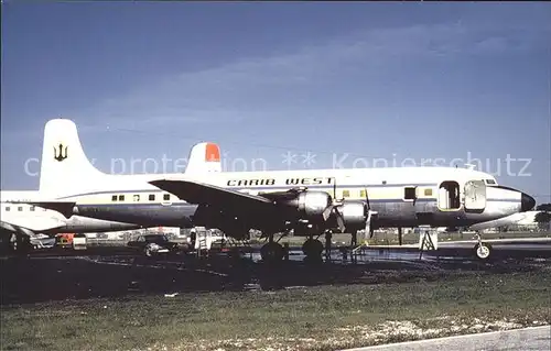 Flugzeuge Zivil Carib West Airlines Douglas DC 6