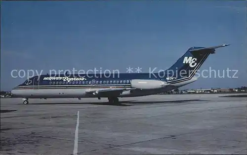 Flugzeuge Zivil Midwest Express McDonnell Douglas DC 9 14 N628TX 