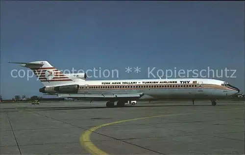 Flugzeuge Zivil Tuerk Hava Yollari Turkish Airlines Boeing 727 200 TC JBC
