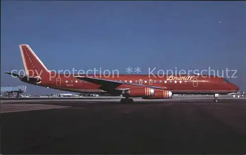 Flugzeuge Zivil Braniff International McDonnell Douglas DC 8 62 N1805 c n 45899