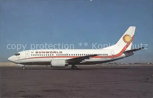 Flugzeuge Zivil Sunworld Boeing 737 3Q8