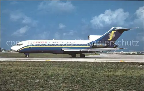 Flugzeuge Zivil Denver Ports of Call Boeing 727 N721PC c n 18997