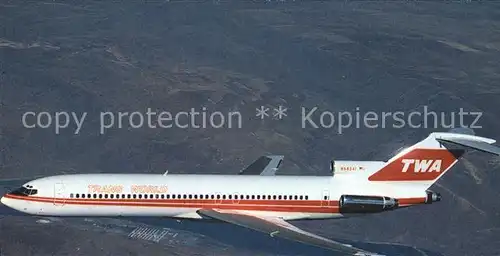 Flugzeuge Zivil TWA Trans World Airlines Boeing 727 231A N54341 c n 21628