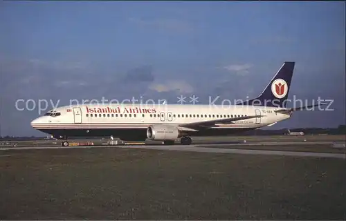 Flugzeuge Zivil Istanbul Airlines Boeing 737 400 TC AZA 