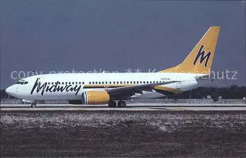 Flugzeuge Zivil Midway Airlines Boeing 737 700 N311ML