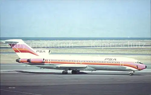 Flugzeuge Zivil PSA Pacific Southwest Airlines Boeing 727 N550PS 
