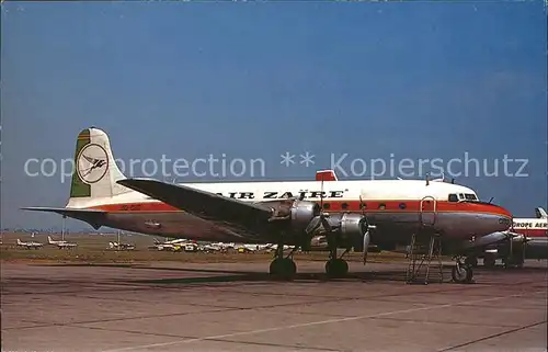 Flugzeuge Zivil Air Zaire McDouglas DC 4 90 CBG c n 10452 