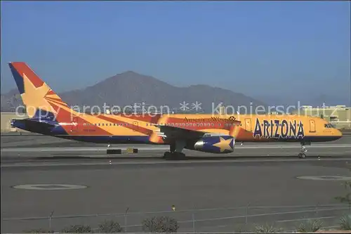 Flugzeuge Zivil America West Arizona colour Boeing 757 225 N916AW c n 24291 