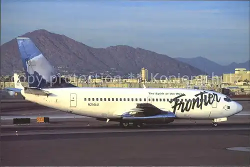 Flugzeuge Zivil Frontier Mountain Goat Boeing 737 201 N214AU c n 20214 172