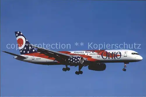 Flugzeuge Zivil America West Ohio Colour Boeing 757 257 N905AW c n 23567 97
