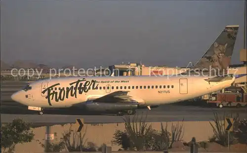 Flugzeuge Zivil Frontier Lioness and Cub Boeing 737 201 N217US c n 20215 207