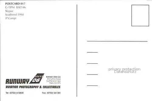 Flugzeuge Zivil International Couriers Skypac BAE 146 G TJPM 