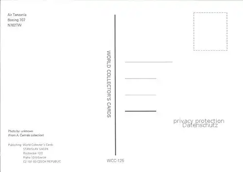 Flugzeuge Zivil Air Tanzania Boeing 707 N762TW 