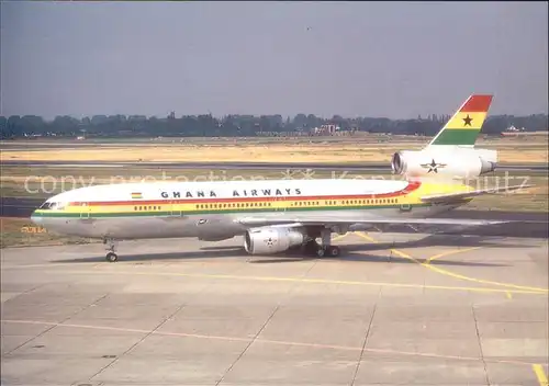 Flugzeuge Zivil Ghana Airways McDonnell Douglas DC 10 30 9G ANA 