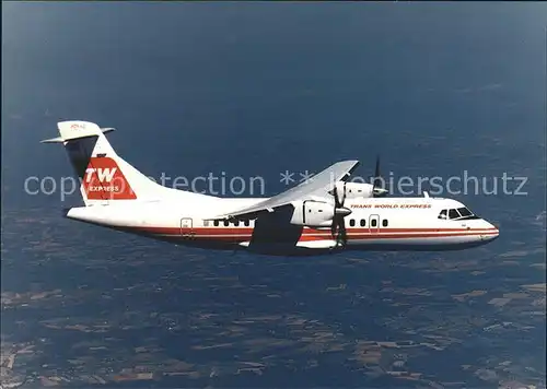 Flugzeuge Zivil Trans World Express ATR 42 300 