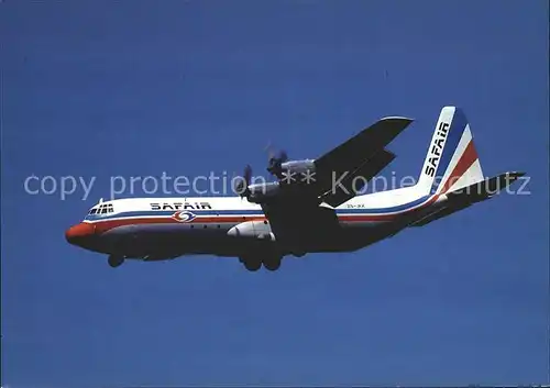 Flugzeuge Zivil Safair Lockheed L 100 30 Hercules ZS JIX cn 4684