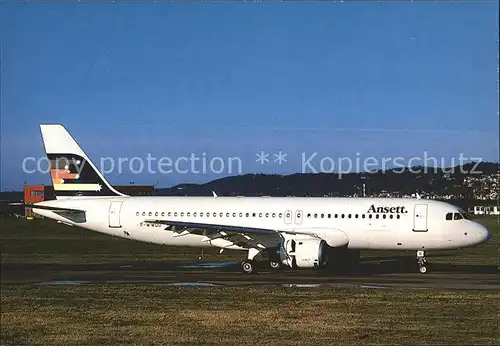 Flugzeuge Zivil Ansett A 320 F WWDO