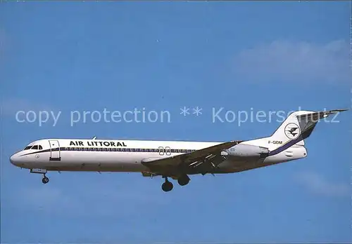 Flugzeuge Zivil Air Littoral Fokker F 100 F GIDM 