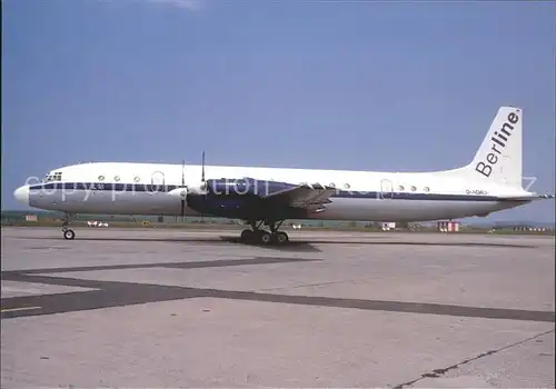 Flugzeuge Zivil Berline  IL 18 D cn  D AOAU