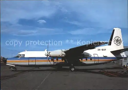 Flugzeuge Zivil Mount Cook Airline Fokker F 27 100 ZK BXF c n 10185 