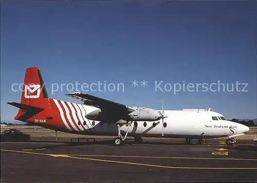 Flugzeuge Zivil New Zealand Post Fokker F 27 500 ZK NAN c n 10365 