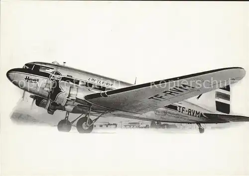 Flugzeuge Zivil Loftleidir DC 3 TF RVM c n 13057