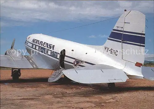 Flugzeuge Zivil Servivensa DC 3 YV 611C c n 1977