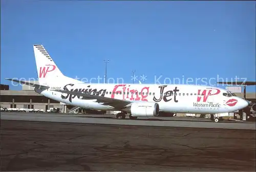 Flugzeuge Zivil Western Pacific Spring Fling Jet Boeing B 737 300 N962WP c n unknown 