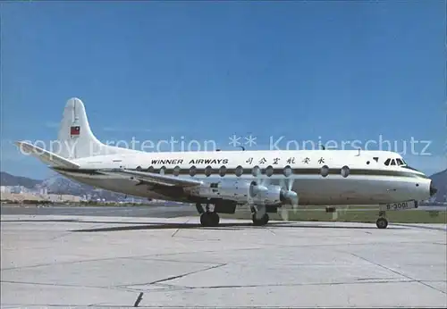 Flugzeuge Zivil Winner Airways V806 Viscount B 3001