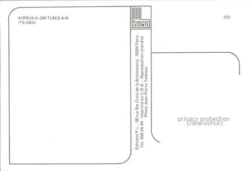 Flugzeuge Zivil Tunis Air A300 TS IMA