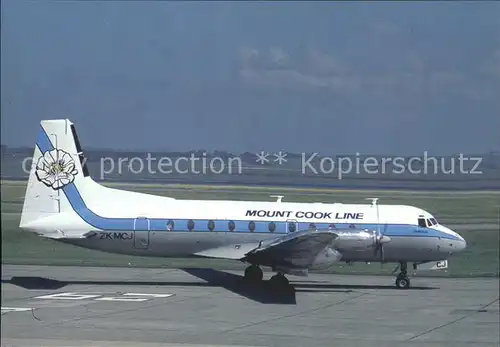 Flugzeuge Zivil Mount Cook Line HS748 ZK MCJ c n 1661 