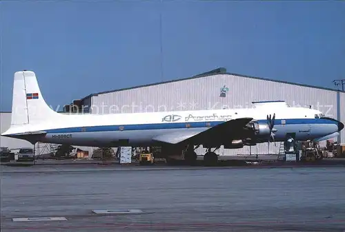 Flugzeuge Zivil Aerochago Douglas DC7CF HI 599CT c n 45208 855