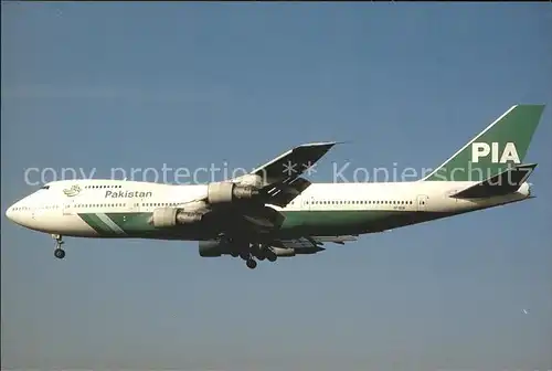 Flugzeuge Zivil PIA Pakistan B747 200 AP BCM c n 20802
