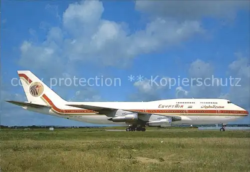 Flugzeuge Zivil Egyptair Boeing 747 300 SU GAL