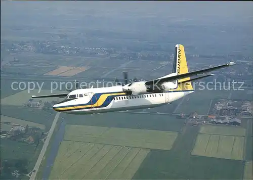 Flugzeuge Zivil Sudan Airways Fokker 50 ST ALN 