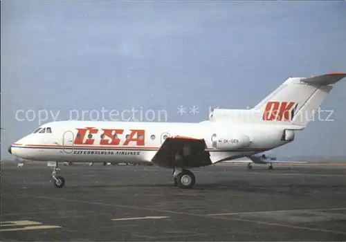 Flugzeuge Zivil CSA Czechoslovak Airlines Yakolev YAK 40 OK GEN 