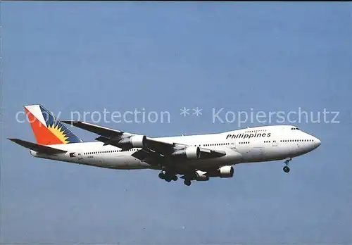 Flugzeuge Zivil Philippines Boeing 747 EI BZA